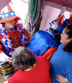 What is in the Mardi Gras In A Box?